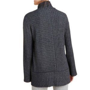 Saturday Sunday Bell Sleeve Mock Neck Tunic Sweater